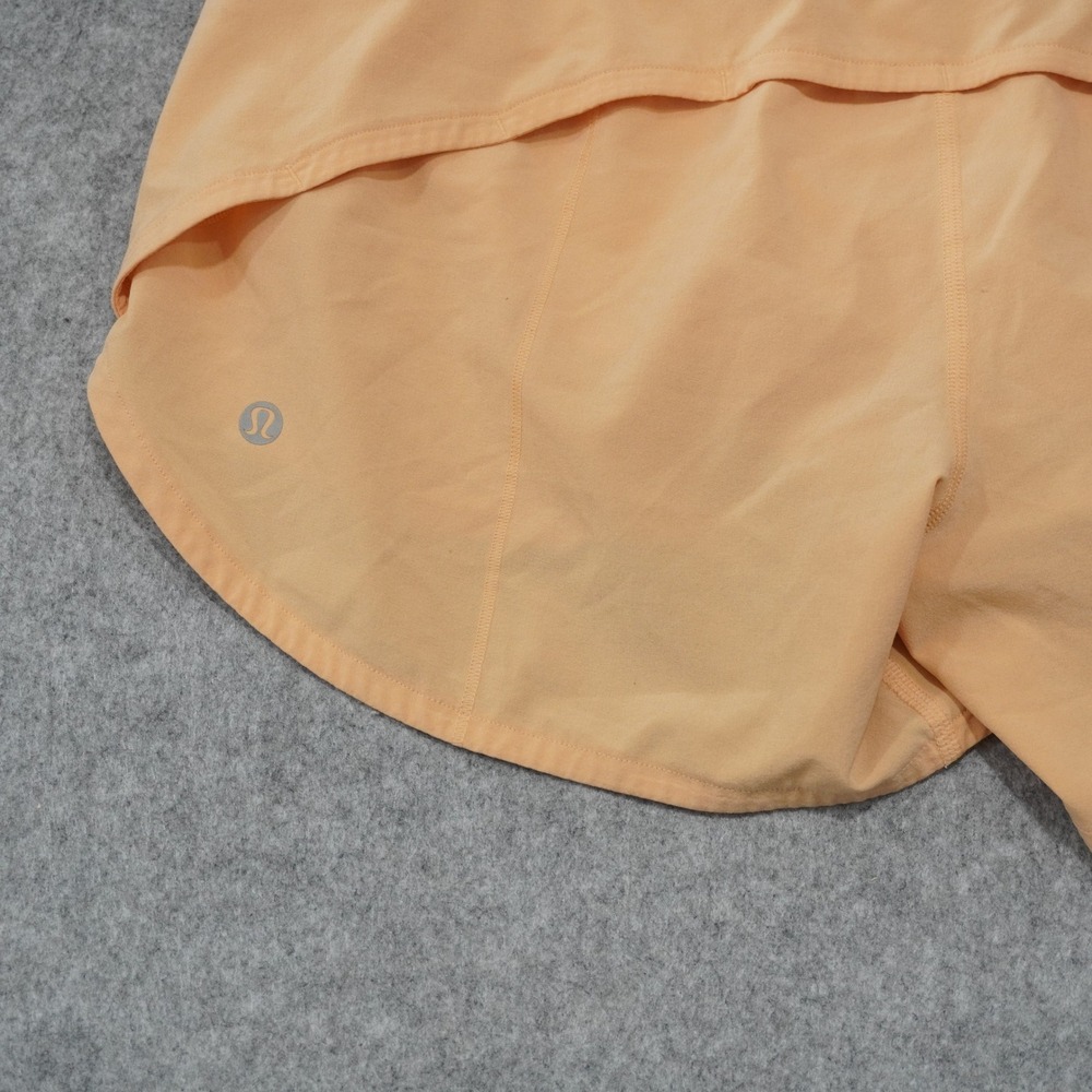 Lululemon Size 8 Speed Up Low-Rise Lined Shorts Peach Running Short Gorpcore - Picture 4 of 5